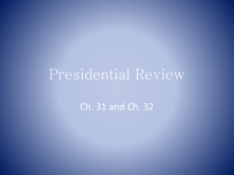 Presidential Review