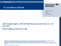 FX and Macro Outlook