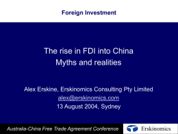 Australia-China Free Trade Agreement Conference