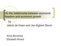 On the relationship between economic freedom and economic growth