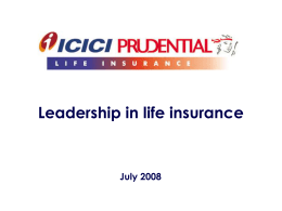 Presentation - International Insurance Society