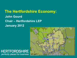 The Hertfordshire Economy