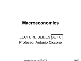 MACROECONOMICS-SET0 - Antonio Ciccone`s Webpage