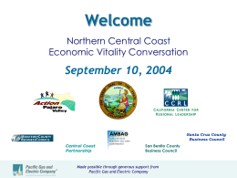 The Northern Central Coast Region: