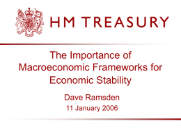 Fiscal and Macroeconomic Policy