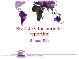 Simon Ellis, UNESCO Institute of Statistics