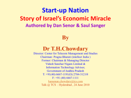 Israel - Dr. Th Chowdary
