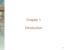 Chapter 1 - the School of Economics and Finance