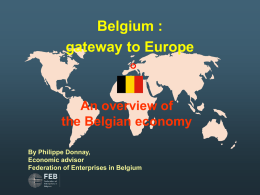 Belgium: gateway to Europe
