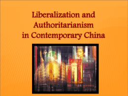Liberalization_Authoritarianism China