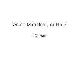 Report on Asian Miracles from World Bank