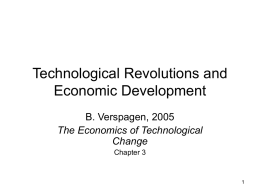 The Economics of Technological Change