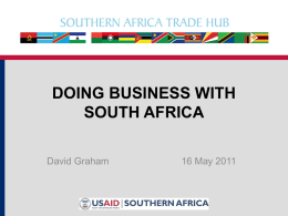 tradehub_presentatio.. - Southern Africa Trade Hub