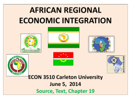regional economic integration among african countries