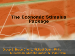 The Economic Stimulus Package