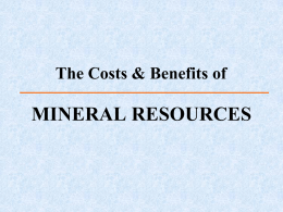 Mineral Resources - EHS