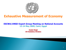 NOE - United Nations Economic and Social Commission for Western