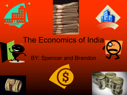 The Economics of India