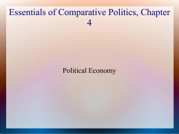 File - Introduction to Comparative Political Economy and