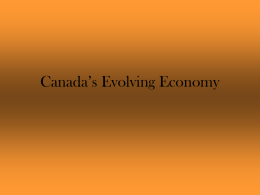 Canada`s Evolving Ec..