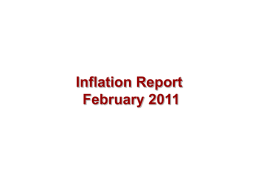 Bank of England Inflation Report February 2011