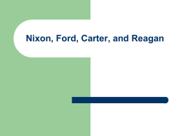 Nixon, Ford and Carter