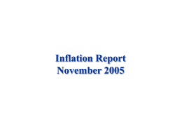 Inflation Report November 2005