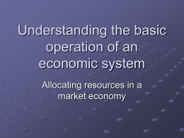 Understanding the Market System