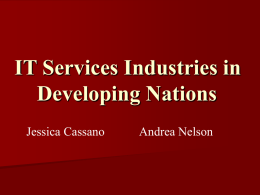 IT Services Industries in Developing Nations