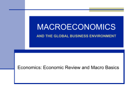 The Language of Macroeconomics