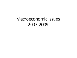 January 2009 Macro Headlines