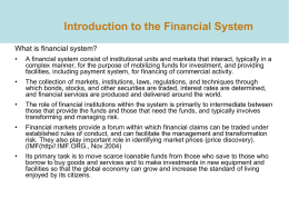 Financial System