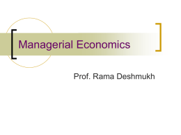 Managerial Economics—Meaning,nature,scope