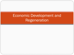 Economic Development and Regeneration