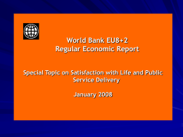 January 2008 World Bank EU8+2 Regular Economic Report Special