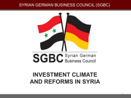 syrian german business council (sgbc)