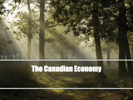The Canadian Economy