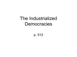 The Industrialized Democracies