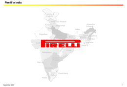 Pirelli in India