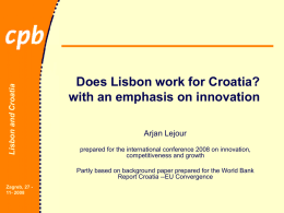 Does Lisbon work for Croatia?