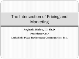 Strategic Pricing Strategies for Senior Housing