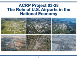national economic impacts - Transportation Research Board