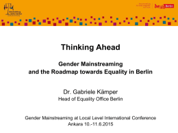 Dr. Gabriele Kämper: Thinking ahead