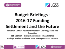 2016-17 Budget Briefings Final