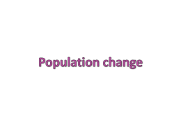 Population Change Slideshow