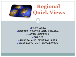 Regional: Quick Views