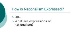 SS 20-1 Chapter 2 How Is Nationalism Expressed 3