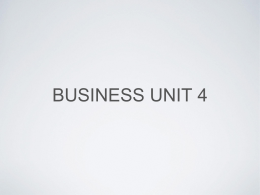 business unit 4