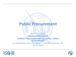 Importance of public procurement