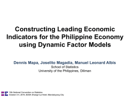 Constructing Leading Economic Indicators using DFMx